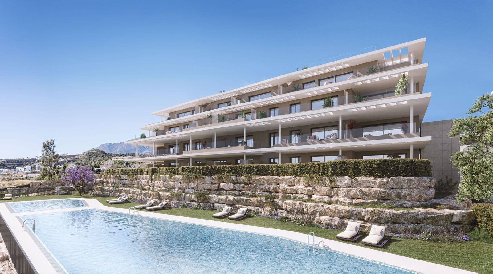 New build with 3 bedrooms and 2 bathrooms in Estepona